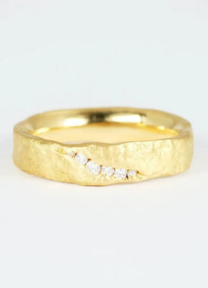 Flux Diamond Fissure Ring James Newman Jewellery