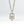 Salt and Pepper and White Diamond Lyra Pendant James Newman Jewellery