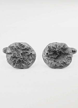 Round Flux Cufflinks - James Newman Jewellery