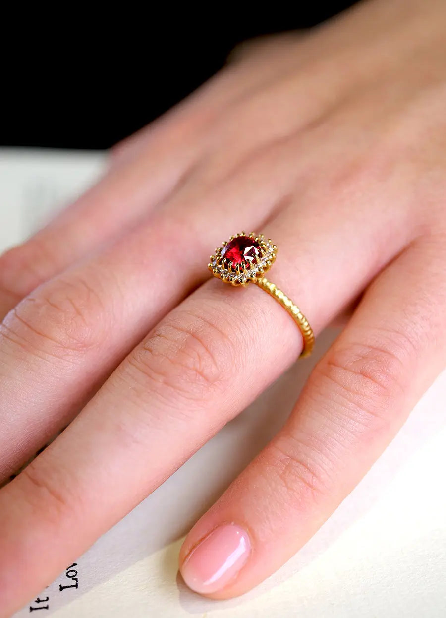 Red spinel rings for sale discount