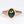 2.28ct Teal Sapphire and Red Gold Signet Ring James Newman Jewellery