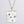Sapphire Encrusted Square Silver Flux Pendant James Newman Jewellery