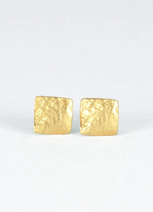 Dainty Square Flux Studs James Newman Jewellery