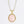 5.5ct Cabochon Oval Morganite T-Bar Necklace James Newman Jewellery
