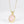 5.5ct Cabochon Oval Morganite T-Bar Necklace James Newman Jewellery