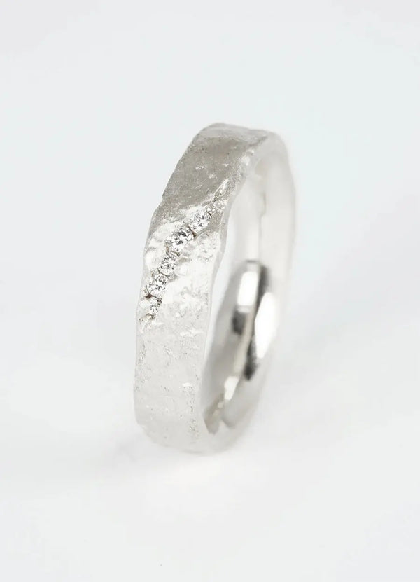 Flux Diamond Fissure Ring James Newman Jewellery