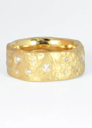 Flux Diamond Scatter Ring James Newman Jewellery