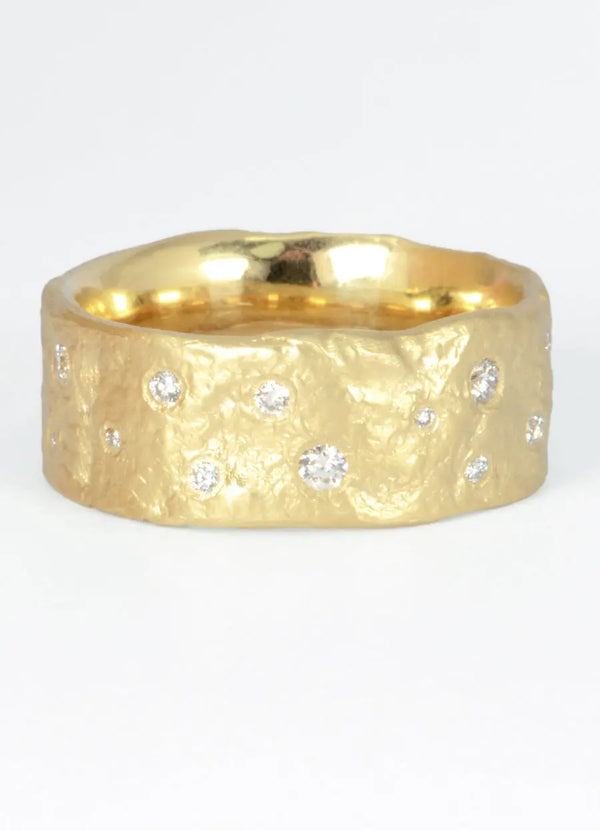 Flux Diamond Scatter Ring James Newman Jewellery