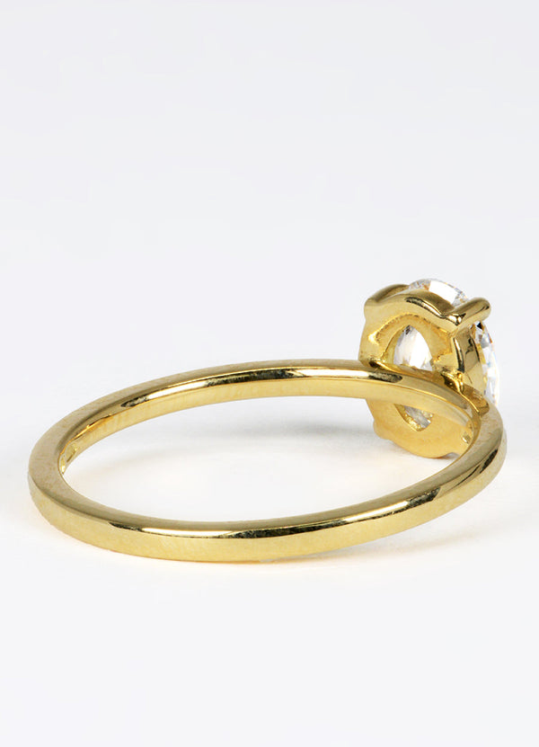 1.06ct Oval Diamond Solitaire Ring James Newman Jewellery