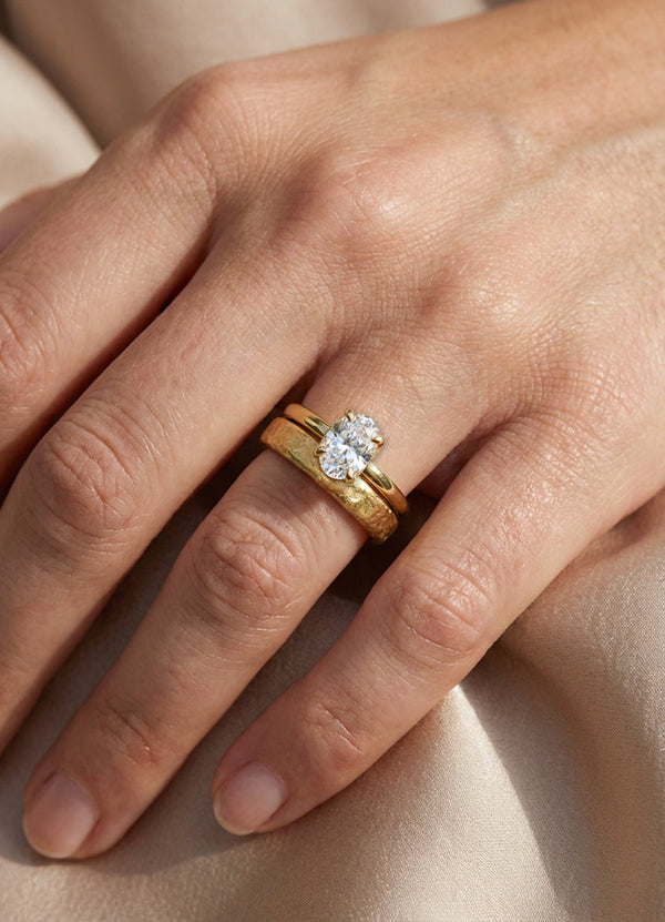 1.06ct Oval Diamond Solitaire Ring James Newman Jewellery