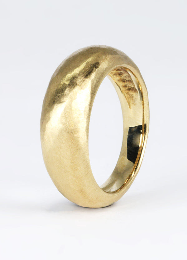Handforged Domed Bomb Ring James Newman Jewellery