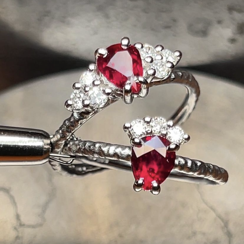 Key Rings Ruby Nme Unusual & Unique Ruby Engagement Rings – James Newman Jewellery