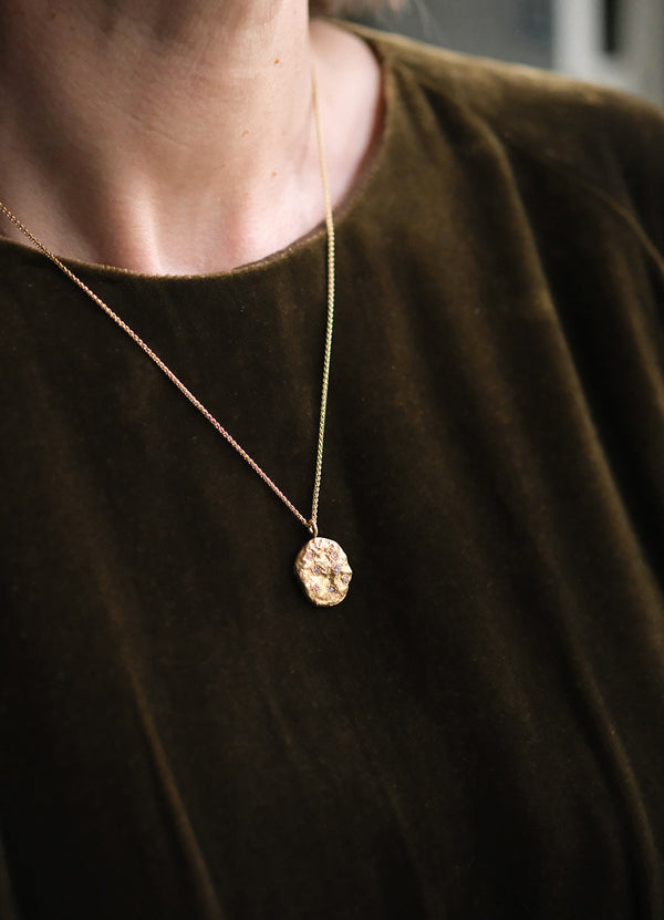 Large Diamond Flux Pendant James Newman Jewellery