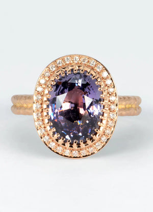 4.65ct Spinel and White Diamond Ring - James Newman Jewellery