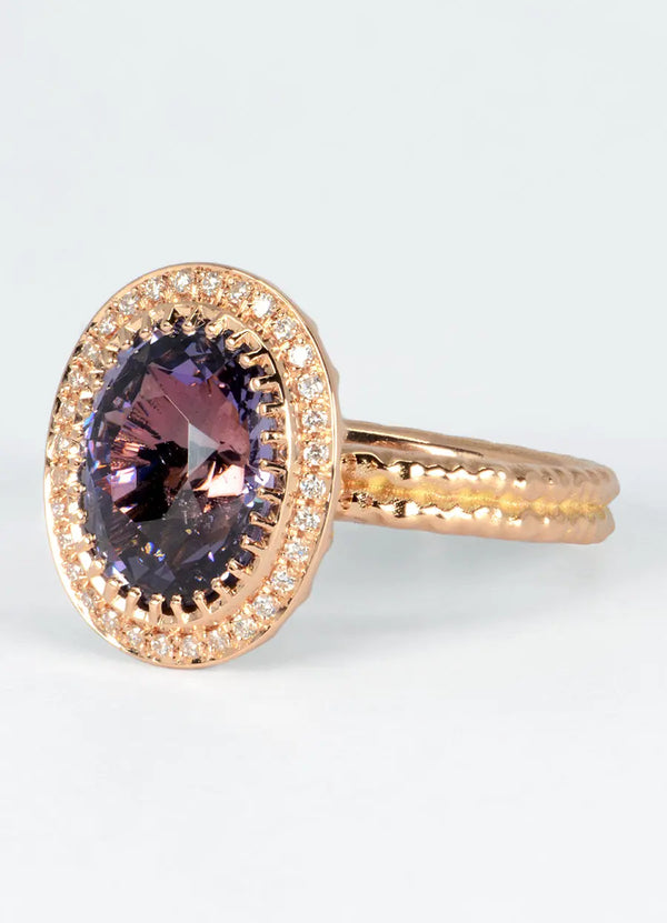4.65ct Spinel and White Diamond Ring - James Newman Jewellery