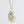 Sapphire Encrusted Round Silver Flux Pendant with Yellow Gold Detail James Newman Jewellery