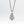 Salt and Pepper and White Diamond Lyra Pendant James Newman Jewellery
