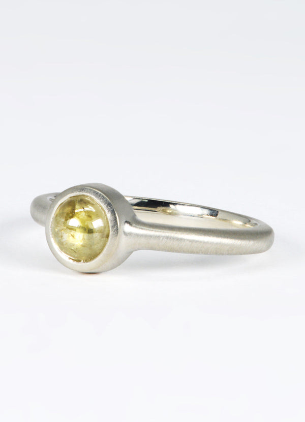 67pt Golden Cabochon Diamond Signet Ring James Newman Jewellery