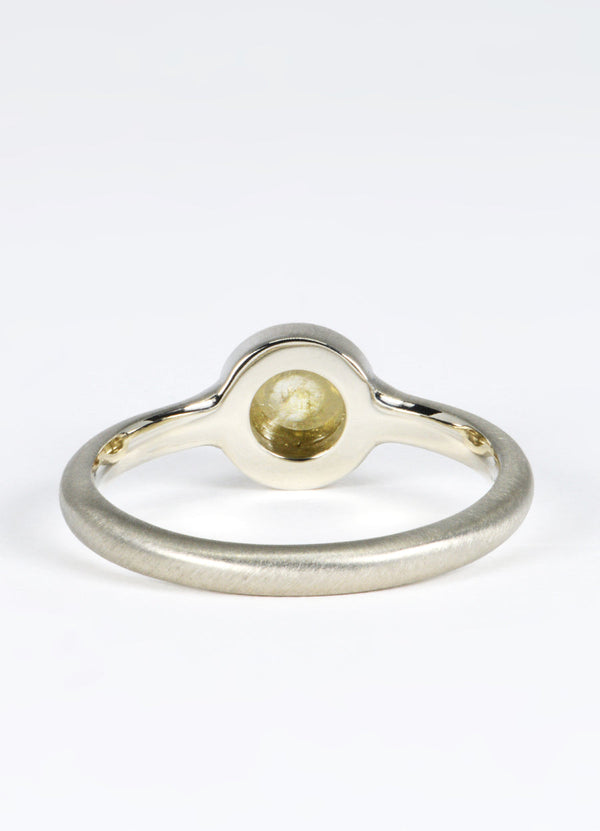 67pt Golden Cabochon Diamond Signet Ring James Newman Jewellery