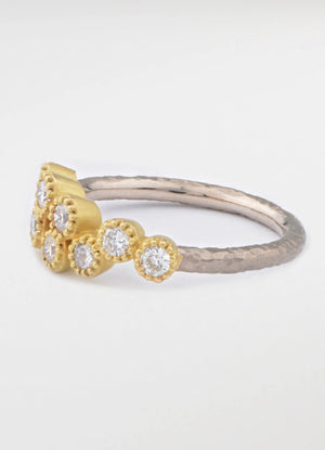 Fiori Diamond Cluster Ring - James Newman Jewellery