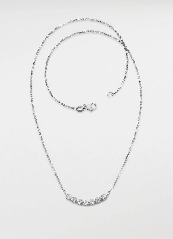 Linear Solitaire Fiori Pendant - James Newman Jewellery