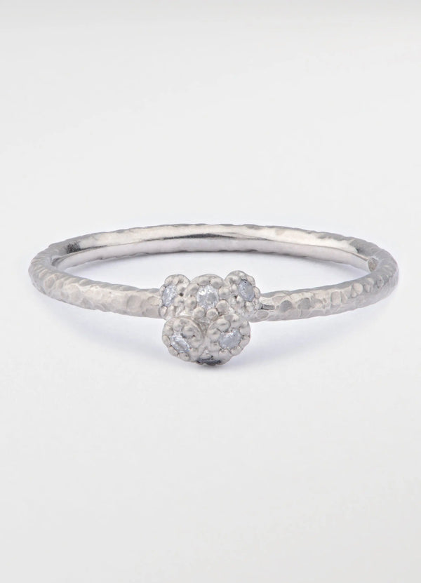 Fiori Tiny Cluster Ring - James Newman Jewellery