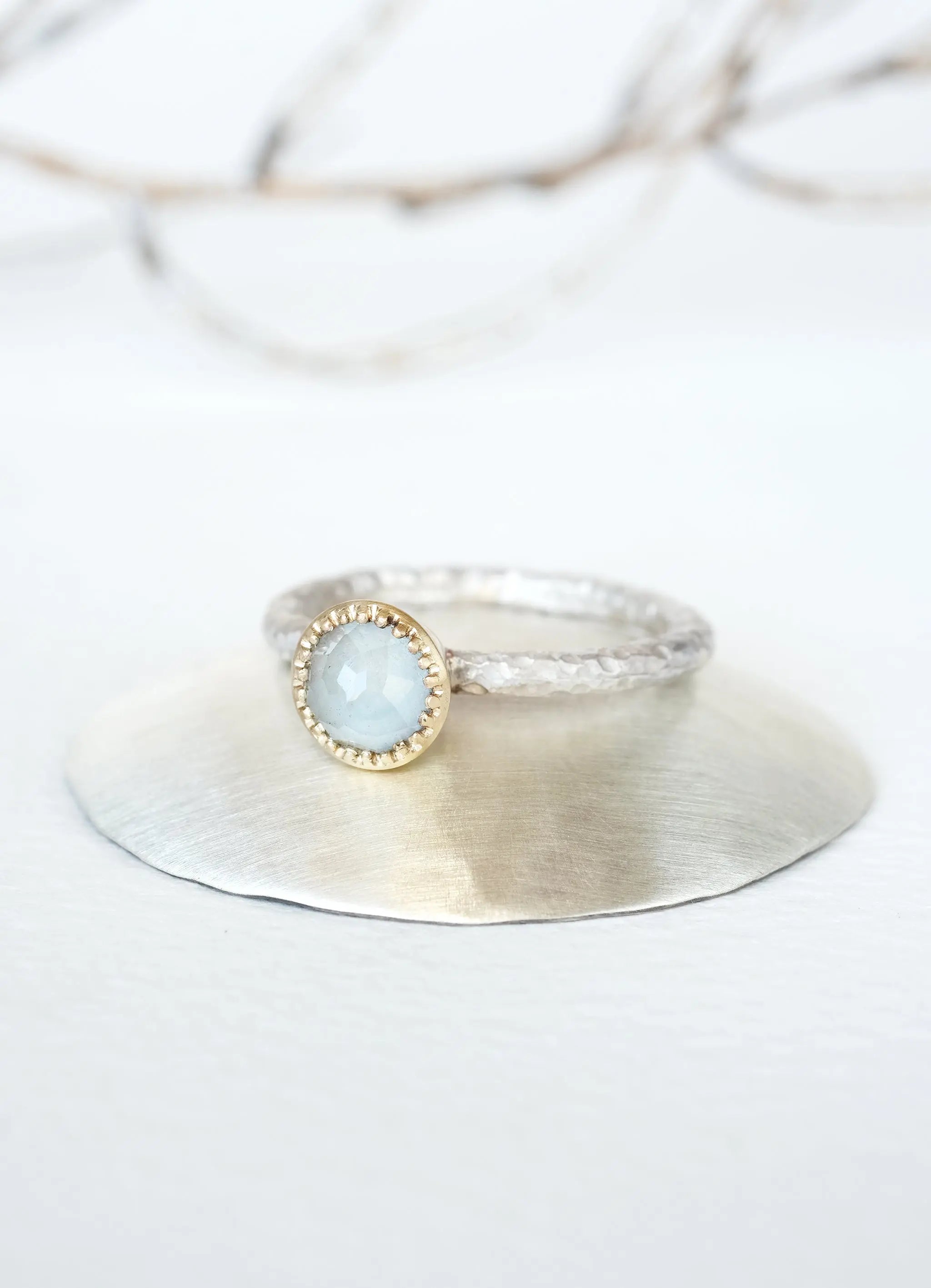 Milky aquamarine jewelry deals