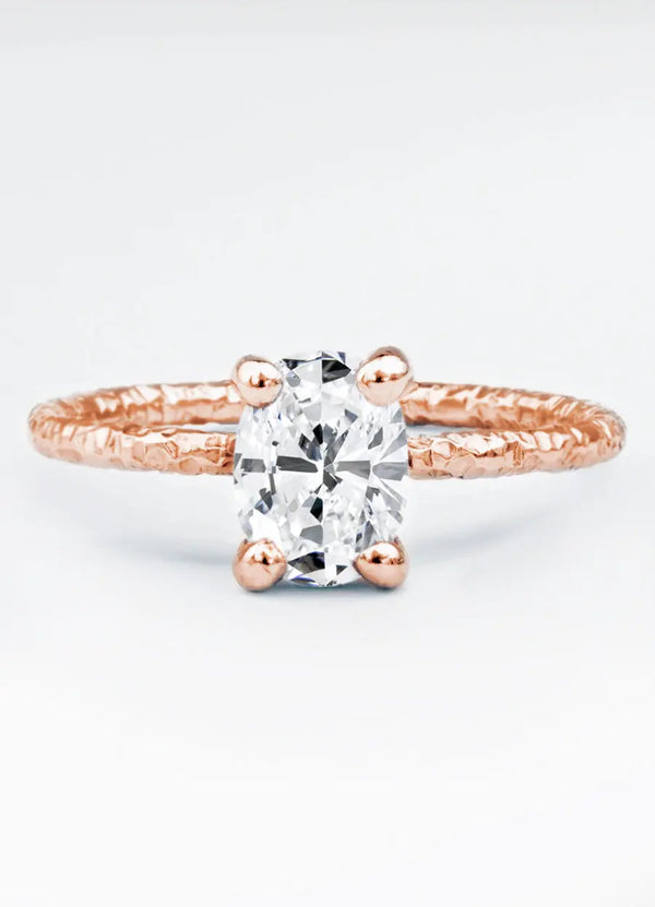 1.2ct Oval Lab Grown Diamond Ring - James Newman Jewellery