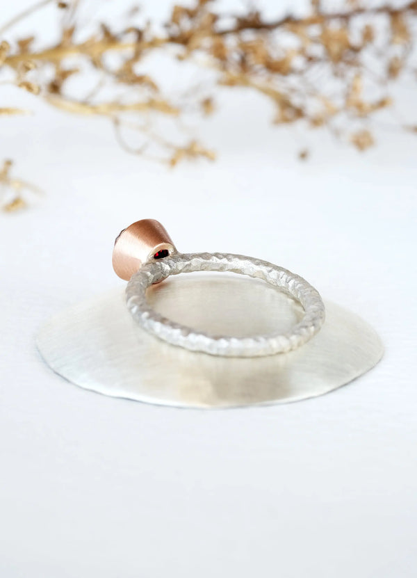 Rhodolite Garnet Gaia Ring - James Newman Jewellery