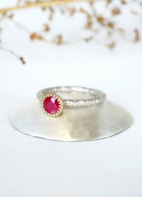 Ruby Gaia Ring - James Newman Jewellery