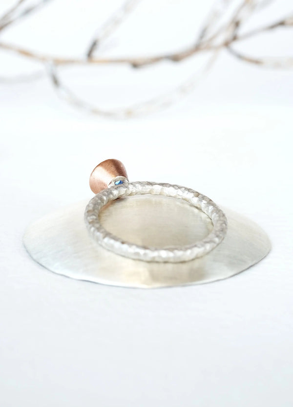Santa Maria Aquamarine Gaia Ring - James Newman Jewellery