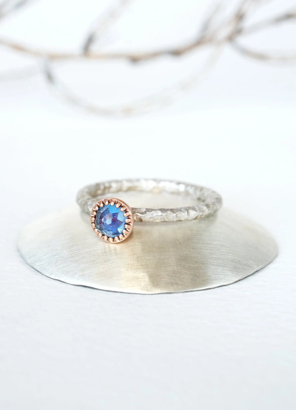 Santa Maria Aquamarine Gaia Ring - James Newman Jewellery