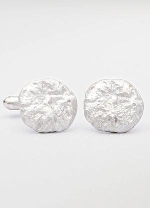 Round Flux Cufflinks - James Newman Jewellery