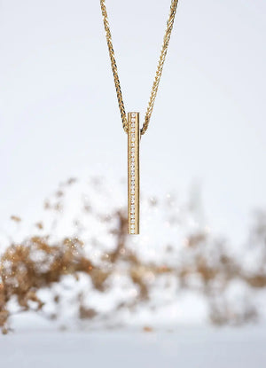 Small Strip Pendant - James Newman Jewellery