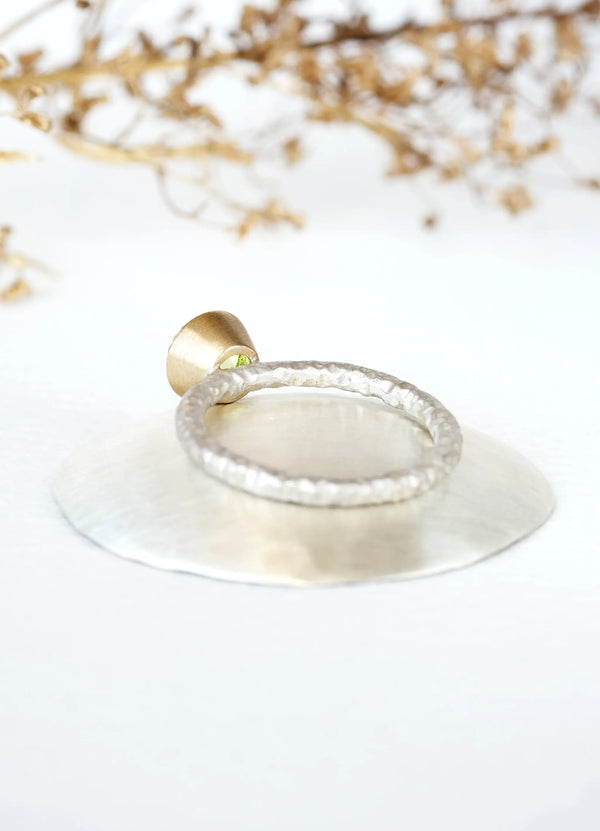 Peridot Gaia Ring - James Newman Jewellery