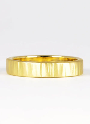 5mm Hand Forged Hammered Wedding Rings - James Newman Jewellery