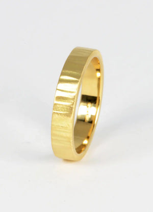 5mm Hand Forged Hammered Wedding Rings - James Newman Jewellery