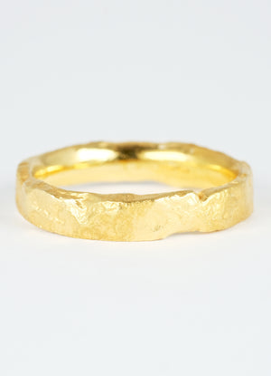 4mm Flux Textured Wedding Rings - James Newman Jewellery