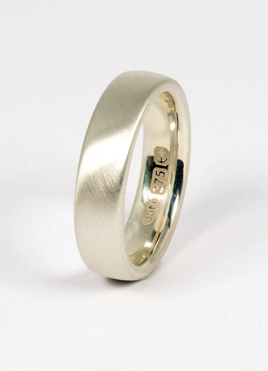 Extra Wide Classic Oval Wedding Rings James Newman Jewellery