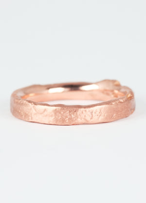 3mm Flux Textured Wedding Rings - James Newman Jewellery